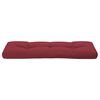 vidaXL Cuscino per Pallet Rosso Vino 120x40x12 cm in Tessuto