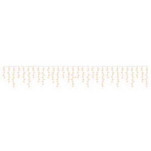 vidaXL Tende di luci 210 LED Bianco caldo 500 x 72 cm