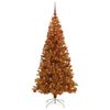 vidaXL Albero di Natale con 300 LED con supporto Oro 180 cm PET