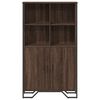 vidaXL Credenza Rovere Marrone 79,5x35,5x137,5 cm in Legno Multistrato