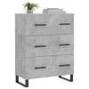 vidaXL Credenza Grigio Cemento 69,5x34x90 cm in Legno Multistrato