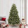 vidaXL Albero di Natale artificiale Verde 240 cm PVC e Metallo