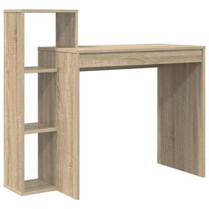 vidaXL Scrivania Rovere Sonoma Legno ingegnerizzato 100 x 40 x 90 cm