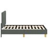 vidaXL Struttura letto per bambini con testata Grigio scuro