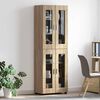 vidaXL Credenza con lo scaffale FLORIN Rovere Sonoma 60 x 35 x 182 cm