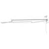 vidaXL Struttura della tenda elettrica retrattile Bianco 3 x 2 m