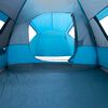 vidaXL Tenda da Campeggio a Cupola per 4 Persone Blu Impermeabile