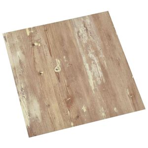 vidaXL Tavole per Pavimenti Crema e Marrone Chiaro 5,11 m&sup2; 55 pz PVC
