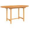 vidaXL Tavolo Giardino Estensibile 110-160x80x75cm Legno Massello Teak