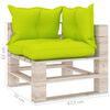 vidaXL Set Divani da Giardino Pallet 7 pz con Cuscini in Legno di Pino