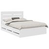 vidaXL Struttura del letto Bianco 150 x 200 cm Legno Ingegnerizzato