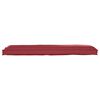 vidaXL Set di Cuscini per Pallet 2 pcs Rosso Vino 150 x 40 x 8 cm