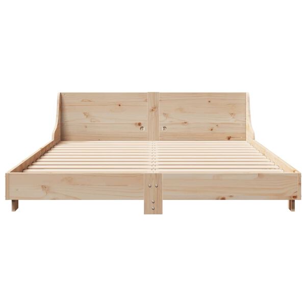 vidaXL Letto senza Materasso 120x200 cm in Legno Massello di Pino