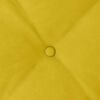 vidaXL Cuscino per Schiena Giallo 200 x 50 cm Tessuto in Cords