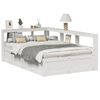 vidaXL Letto Libreria senza Materasso Bianco 120x190 cm Legno di Pino