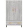 vidaXL Credenza Grigio Sonoma 69,5x31x115 cm in Legno Multistrato