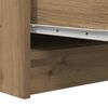 vidaXL Credenza Rovere Artigianale 29,5x34x76 cm in Legno Multistrato