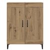 vidaXL Credenza Rovere artigianale 69,5 x 34 x 90 cm Legno multistrato