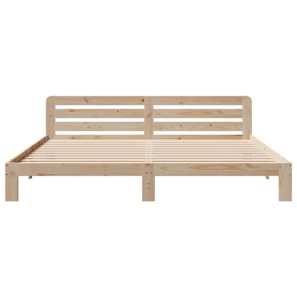 vidaXL Letto senza Materasso 180x200 cm in Legno Massello di Pino