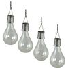 Luxform Luci Solari a LED da Giardino per Feste 4 pz Trasparente 95420