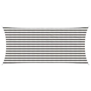 vidaXL Telo Ombra 2 x 4,5 m HDPE Rettangolare Grigio chiaro e bianco