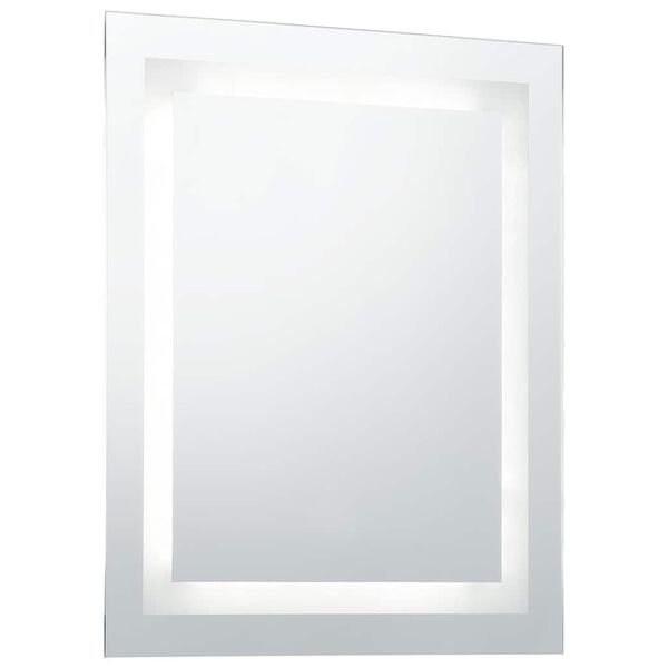 vidaXL Specchio LED da Bagno con Sensore Tattile 60x80 cm