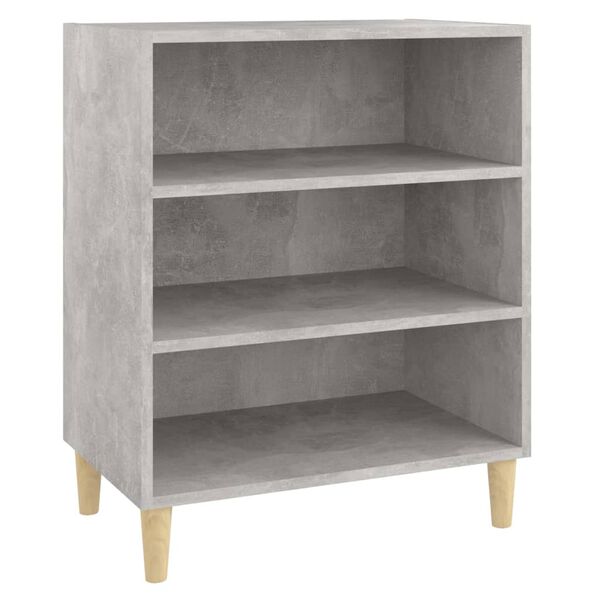 vidaXL Credenza Grigio Cemento 57x35x70 cm in Legno Multistrato