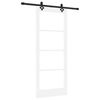 vidaXL Porta scorrevole Bianco 83 x 202 cm
