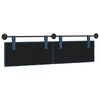 vidaXL Testata appesa Montaggio a parete Blu 190 x 55 x 7 cm Tessuto