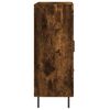 vidaXL Credenza Rovere Fumo 69,5x34x90 cm in Legno Multistrato