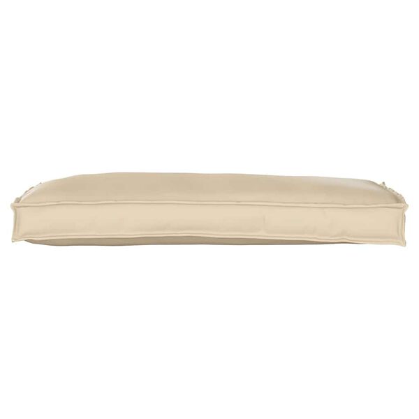vidaXL Cuscino Beige 100 x 40 x 8 cm Tessuto Oxford