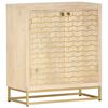vidaXL Credenza Oro 60x30x70 cm Legno Massello di Mango
