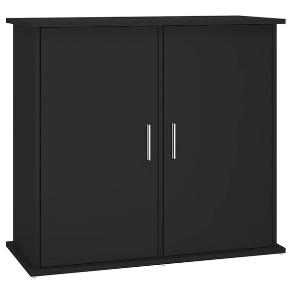 vidaXL Supporto per Acquario 81x36x73 cm in Legno Multistrato Nero