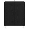 vidaXL Credenza Rovere Nero 69,5 x 34 x 90 cm