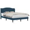 vidaXL Struttura del letto con testiera Blu 120 x 190 cm Velluto