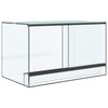 vidaXL Terrario con archiviazione Trasparente 50 x 30 x 30 cm Vetro
