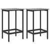 vidaXL Sgabello da bar 2 pz Sonoma grigio 40 x 32 x 64 cm