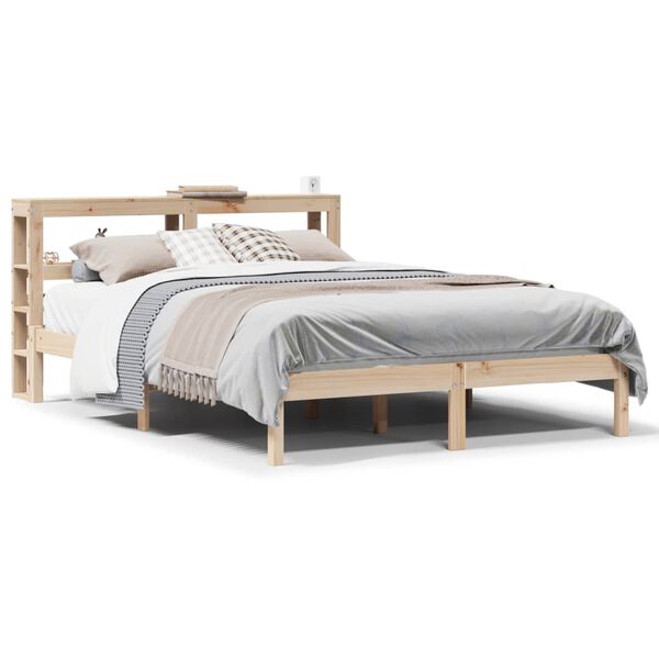 vidaXL Letto senza Materasso 120x190 cm in Legno Massello di Pino