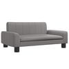 vidaXL Divano per Bambini Grigio 70x45x30 cm in Similpelle