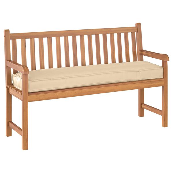 vidaXL Cuscino Beige 150 x 40 x 8 cm Tessuto Oxford