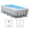 Intex Set Piscina Prism Frame Rettangolare 400x200x100 cm
