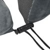 vidaXL Cuscino da Viaggio per il Collo Grigio 27 x 26 x 14 cm
