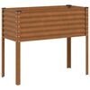 vidaXL Fioriera da giardino 100x45x90 cm in acciaio corten