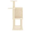 vidaXL Albero per Gatti con Tiragraffi in Sisal Crema 97 cm