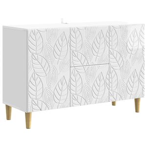 vidaXL Credenza Bianco Lucido 89 x 34,5 x 60 cm Legno ingegnerizzato