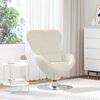 vidaXL Poltrona uovo Crema 63 x 73 x 90 cm Velluto