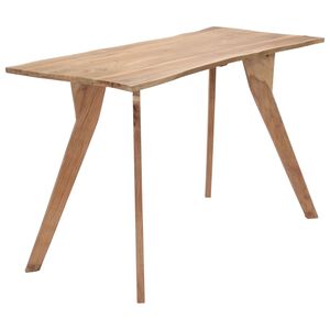 vidaXL Tavolo da Pranzo 120x58x76 cm in Legno Massello di Acacia