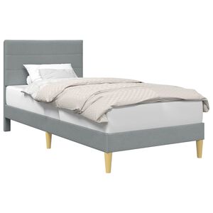 vidaXL Struttura del letto Grigio Chiaro 80 x 200 cm Tessuto