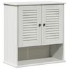 vidaXL Mobile da Bagno VIGO Bianco e Bianco Antico 67,5 x 34 x 71,5 cm