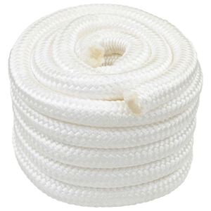 vidaXL Corda da Barca 5 m 3 Bianco PP